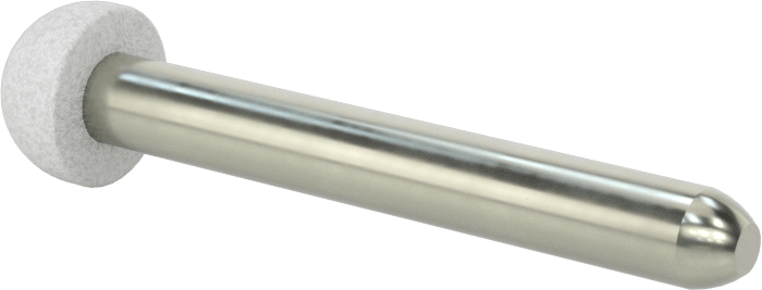 Metal Dışı Malzemeler için Uzun Ömürlü Taşlama Ucu, 1/4" Şaft Çapı, 0,5" Baş Çapı, 0,31" Baş Uzunluğu, Fıçı