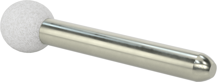 Metal Dışı Malzemeler için Uzun Ömürlü Taşlama Ucu, 1/4" Şaft Çapı, 0,5" Çaplı Top Başlık