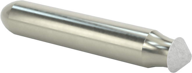 Metal Dışı Malzemeler için Uzun Ömürlü Taşlama Ucu, 1/4" Şaft Çapı, 0,25" Baş Çapı, 0,1 inç Baş Uzunluğu