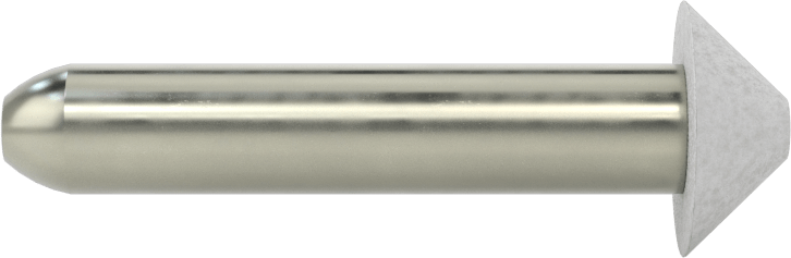 Metal Dışı Malzemeler için Uzun Ömürlü Taşlama Ucu, 1/4" Şaft Çapı, 0,5" Baş Çapı, 0,2 inç Baş Uzunluğu