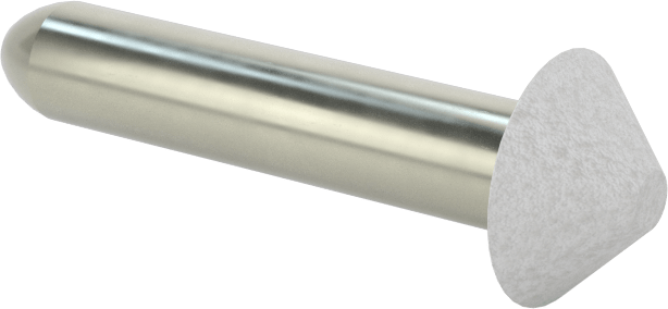 Metal Dışı Malzemeler için Uzun Ömürlü Taşlama Ucu, 1/4" Şaft Çapı, 0,5" Baş Çapı, 0,2 inç Baş Uzunluğu