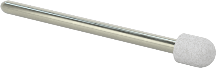 Metal Dışı Malzemeler için Uzun Ömürlü Taşlama Ucu, 1/8" Şaft Çapı, 0,25" Baş Çapı, 0,31" Baş Uzunluğu, Fıçı