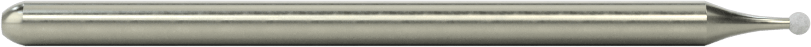Metal Dışı Malzemeler için Uzun Ömürlü Taşlama Ucu, 1/8" Şaft Çapı, 0,06" Çaplı Küresel Başlık