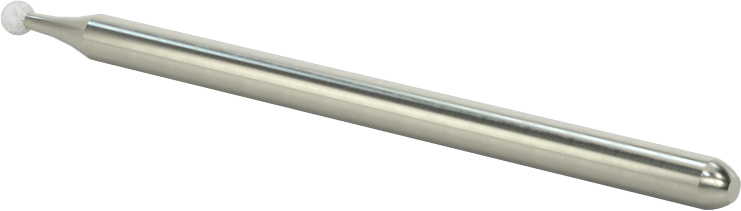 Metal Dışı Malzemeler için Uzun Ömürlü Taşlama Ucu, 1/8" Şaft Çapı, 0,09" Çaplı Küre Başlık