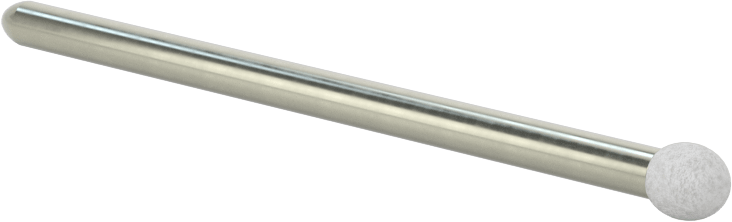 Metal Dışı Malzemeler için Uzun Ömürlü Taşlama Ucu, 1/8" Şaft Çapı, 0,19 inç Çapında Top Başlı