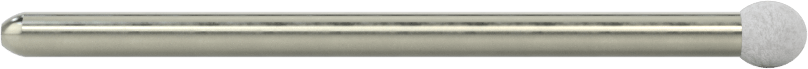 Metal Dışı Malzemeler için Uzun Ömürlü Taşlama Ucu, 1/8" Şaft Çapı, 0,19 inç Çapında Top Başlı