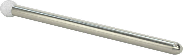 Metal Dışı Malzemeler için Uzun Ömürlü Taşlama Ucu, 1/8" Şaft Çapı, 0,19 inç Çapında Top Başlı