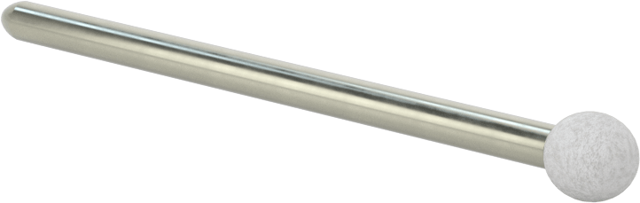 Metal Dışı Malzemeler için Uzun Ömürlü Taşlama Ucu, 1/8" Şaft Çapı, 1/4" Çaplı Küresel Başlık