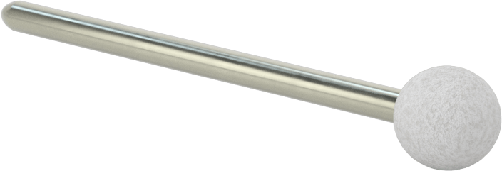 Metal Dışı Malzemeler için Uzun Ömürlü Taşlama Ucu, 1/8" Şaft Çapı, 0,38" Çaplı Küresel Başlık