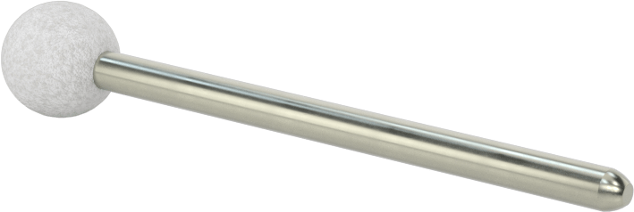 Metal Dışı Malzemeler için Uzun Ömürlü Taşlama Ucu, 1/8" Şaft Çapı, 0,38" Çaplı Küresel Başlık