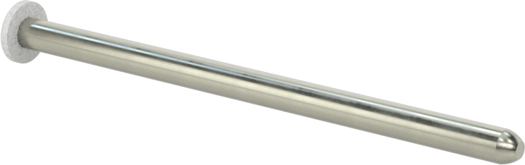 Metal Dışı Malzemeler için Uzun Ömürlü Taşlama Ucu, 1/8" Şaft Çapı, 0,25" Baş Çapı, 0,03" Baş Uzunluğu