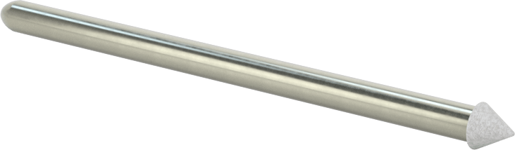 Metal Dışı Malzemeler için Uzun Ömürlü Taşlama Ucu, 1/8" Şaft Çapı, 0,17 inç Baş Çapı, 0,14" Baş Uzunluğu