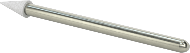 Metal Dışı Malzemeler için Uzun Ömürlü Taşlama Ucu, 1/8" Şaft Çapı, 0,19 inç Baş Çapı, 0,38" Baş Uzunluğu