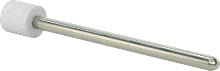 Metal Dışı Malzemeler için Uzun Ömürlü Taşlama Ucu, 1/8" Şaft Çapı, 0,31“ Çap ve 0,31” Uzun Başlık, Silindir