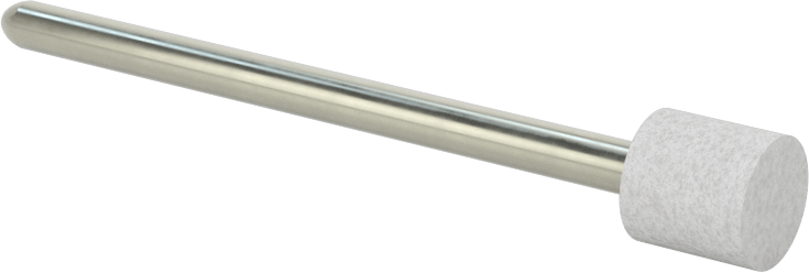 Metal Dışı Malzemeler için Uzun Ömürlü Taşlama Ucu, 1/8" Şaft Çapı, 0,31“ Çap ve 0,31” Uzun Başlık, Silindir