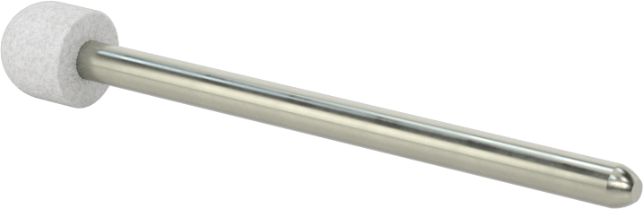 Metal Dışı Malzemeler için Uzun Ömürlü Taşlama Ucu, 1/8" Şaft Çapı, 0,31 inç Baş Çapı, 0,31" Baş Uzunluğu, Fıçı