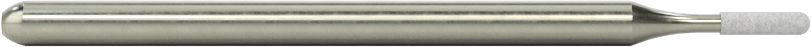 Metal Dışı Malzemeler için Uzun Ömürlü Taşlama Ucu, 1/8" Şaft Çapı, 0,06“ Çap ve 1/4” Uzun Baş, Namlu Şekli
