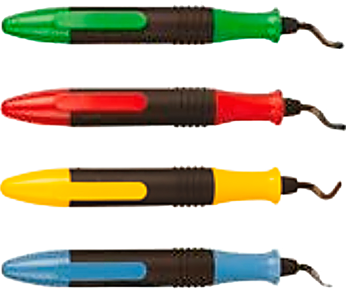 Değiştirilebilir Bıçaklı Çapak Alma Sıyırıcı, Ağır Hizmet Tipi, 8 Parça Set, 4-3/4" Uzun Saplı