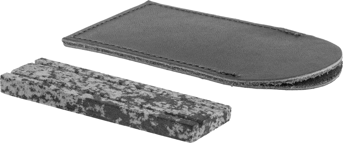 Novaculite Tek Taneli Bileme Taşı, 3 inç Uzunluk x 1 inç Genişlik x 1/4 inç Kalınlık, 400 Kum