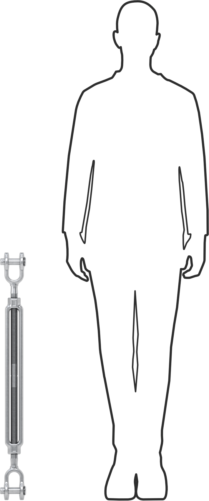 Kaldırma için Çatal-Çatal Gerdirme, 10000 lb. Kapasite, 33-1/4" Geri Çekilmiş Uzunluk