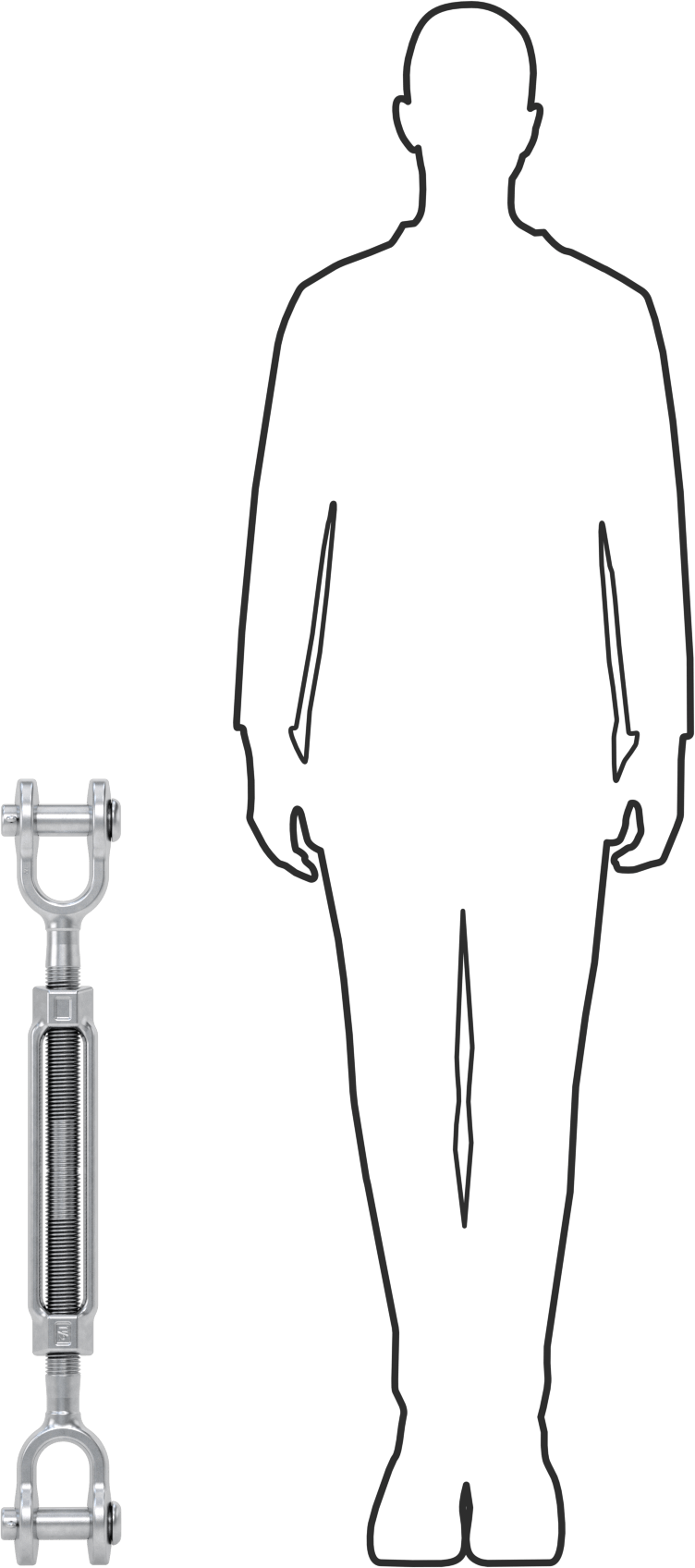 Kaldırma için Çatal-Çatal Gerdirme, 21400 lb. Kapasite, 33-3/4" Geri Çekilmiş Uzunluk