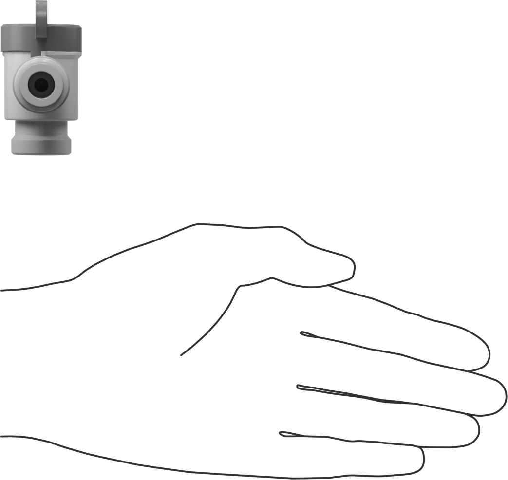 İçme Suyu için Açma/Kapama Vanası, Polipropilen Dirsek, 1/4" NPTF Dişi, 3/8" Boru Push-Connect