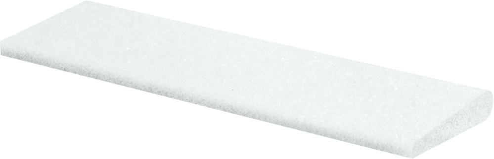 Novaculite Tek Taneli Bileme Taşı, Konturlu, 800 Kum, 4“ Uzunluk x 1-3/4” Genişlik