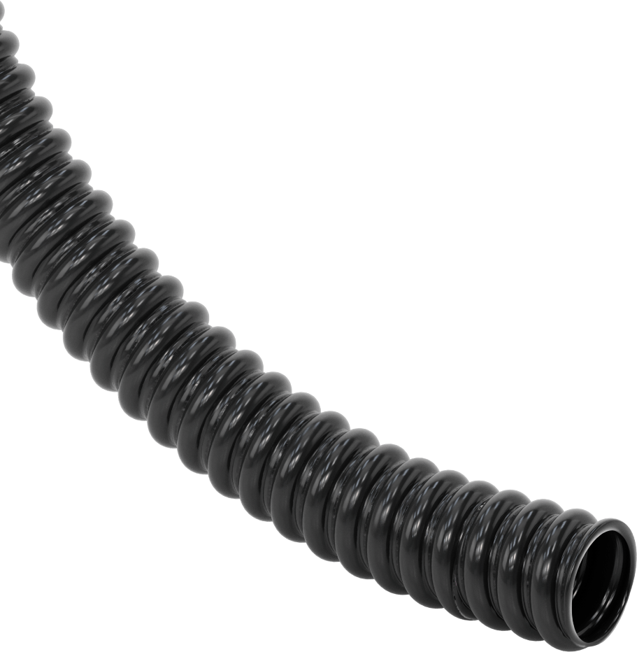 Statik Kontrol Kanal Hortumu, Metal Talaşları ve Yonga için, 1-1/2" ID, 1-7/8" OD