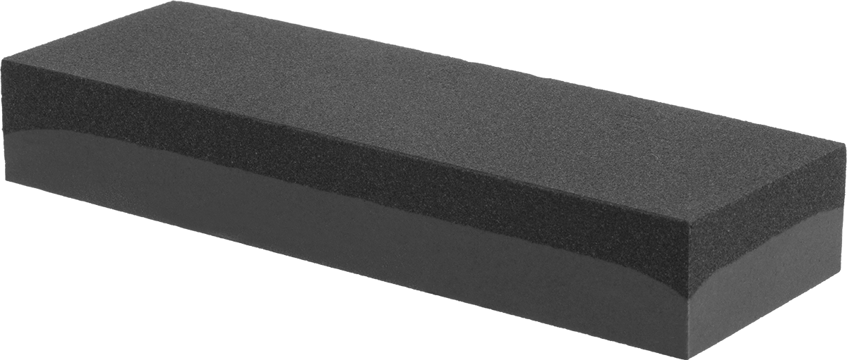 Alüminyum Oksit İki Zımpara Taneli Bileme Taşı, 11-1/2“ Uzunluk x 2-1/2” Genişlik x 1" Kalınlık, 100 Grit x 320 Grit