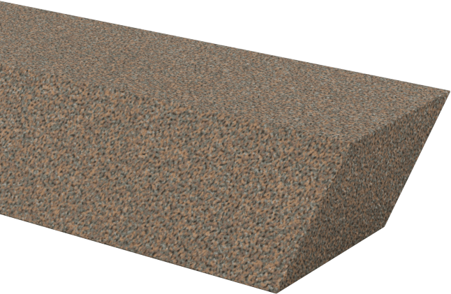 Çelik için Tıkanmaya Dayanıklı Parlatma Taşı, Düz Elmas, 240 Kum, 4“ Uzunluk x 9/16” Genişlik