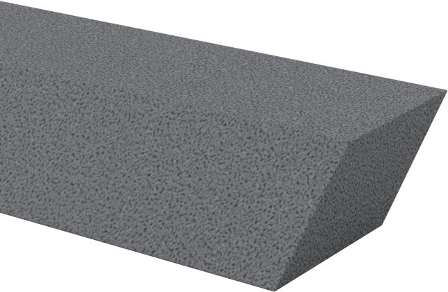 Çelik için Tıkanmaya Dayanıklı Parlatma Taşı, Düz Elmas, 100 Kum, 4“ Uzunluk x 9/16” Genişlik