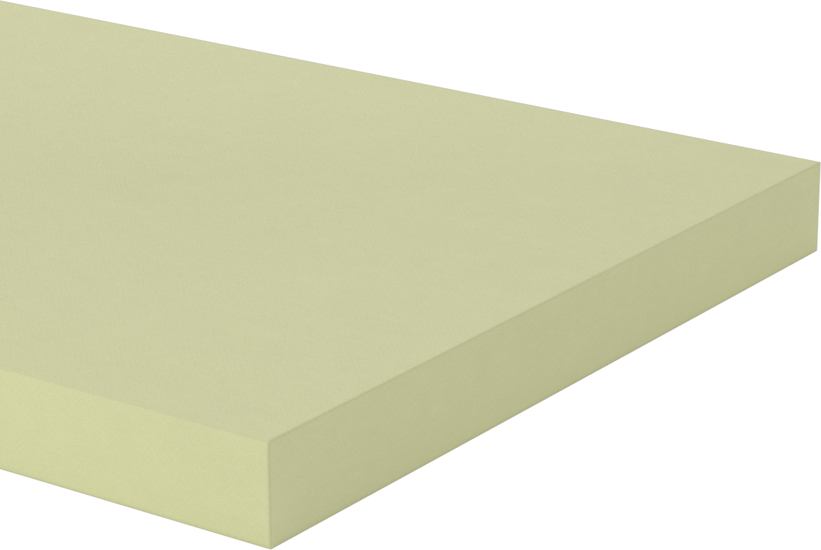 Ultra Düşük Sıcaklık Garolite G-10 Cr Levha, 12" x 24", 1-1/4" Kalınlık