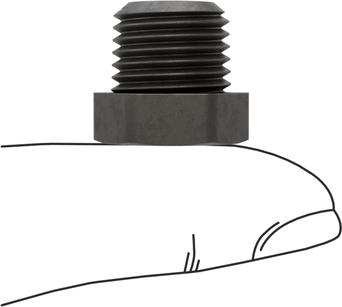 Yüksek Basınçlı Çelik Boru Bağlantı Elemanı, Burç Redüksiyon Adaptörü, 1/4 Erkek x 1/8 Dişi NPT