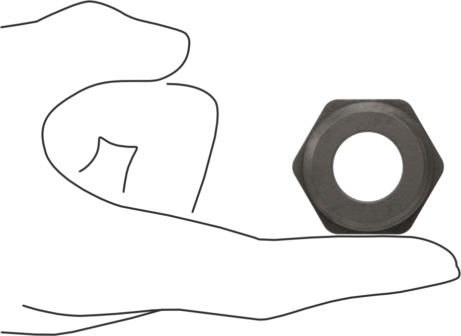 Yüksek Basınçlı Çelik Boru Bağlantı Elemanı, Burç Redüksiyon Adaptörü, 1 NPT Erkek x 1/2 NPT Dişi