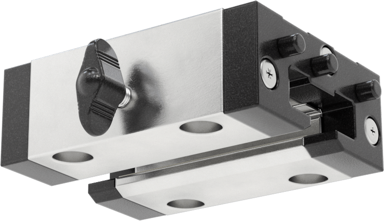 Kendinden Hizalamalı Kilitli Manşonlu Rulman Taşıyıcı, 23 mm Genişlikte Ray için, 70 mm Genişlik