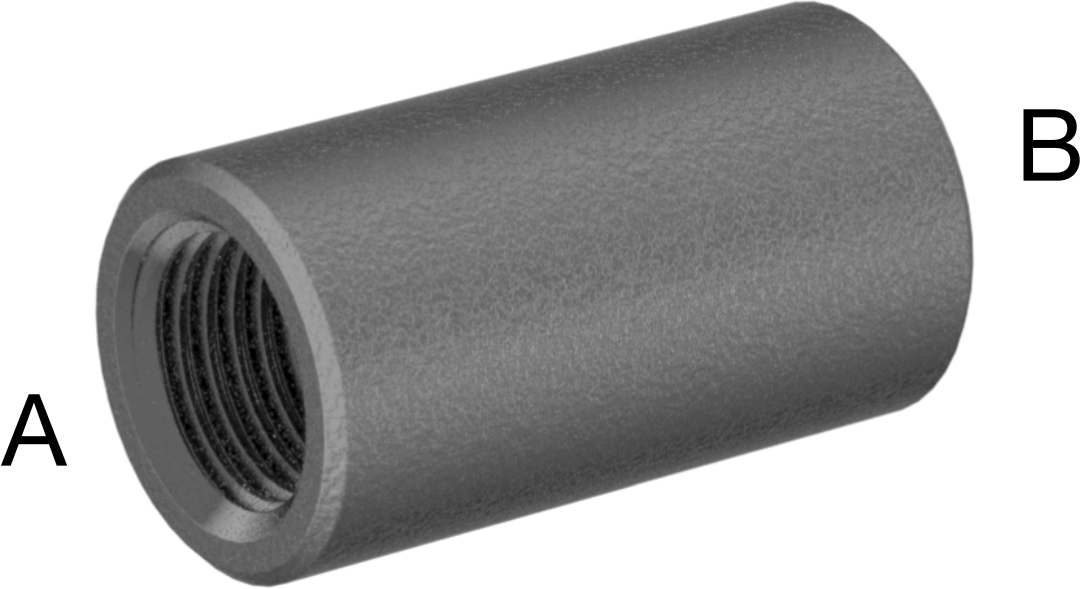 Yüksek Basınçlı Çelik Boru Bağlantı Elemanı, Düz Redüktör, 1/4 x 1/8 NPT Dişi