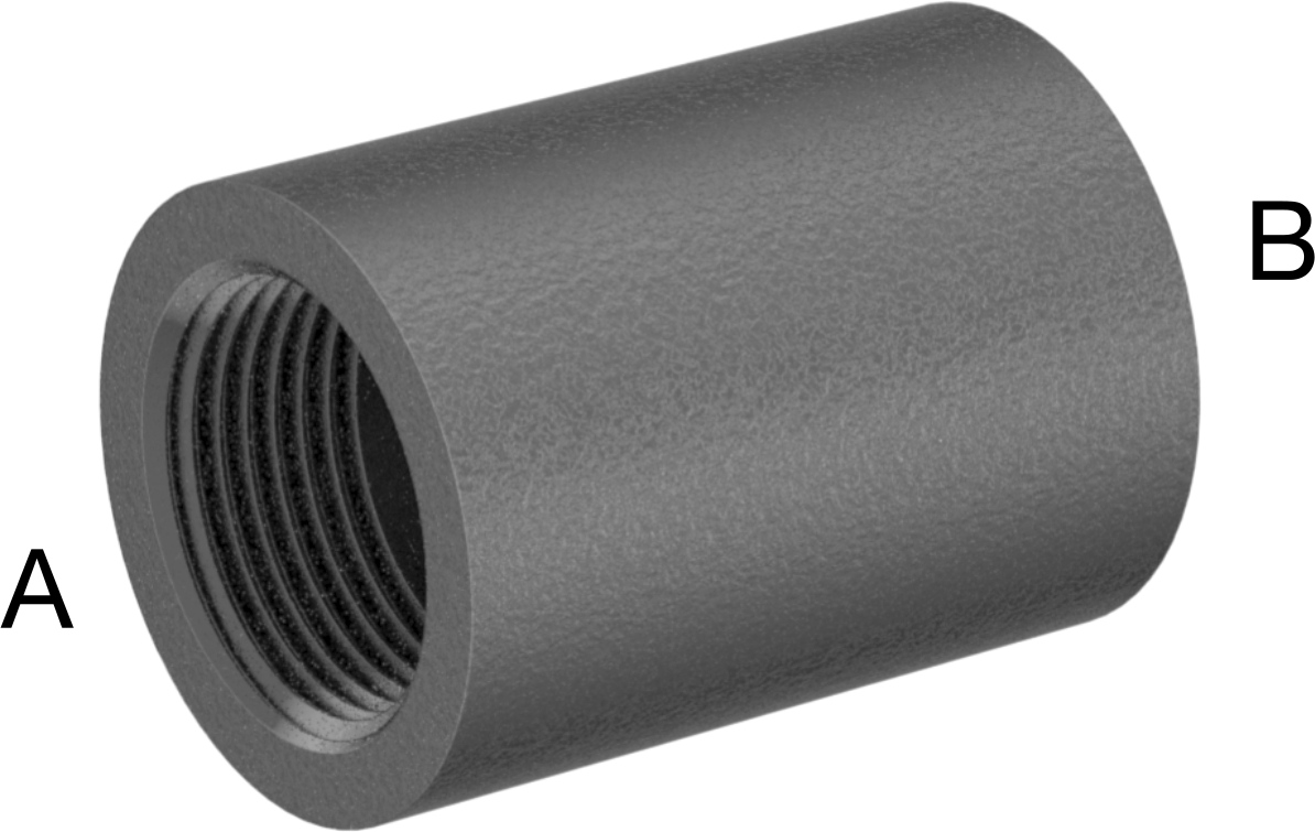 Yüksek Basınçlı Çelik Boru Bağlantı Elemanı, Düz Redüktör, 1 x 1/8 NPT Dişi