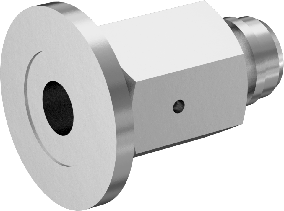 Hızlı Kelepçeli Yüksek Vakum Bağlantı Parçası, 3/4“ Boru Dış Çapı x 1/4” Dişi Conta Borusu için Adaptör