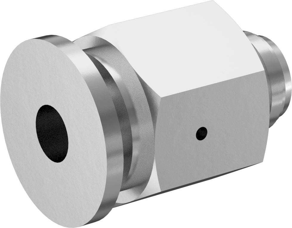 Hızlı Kelepçeli Yüksek Vakum Bağlantı Parçası, 3/4“ Boru Dış Çapı x 1/2” Dişi Contalı Boru için Adaptör