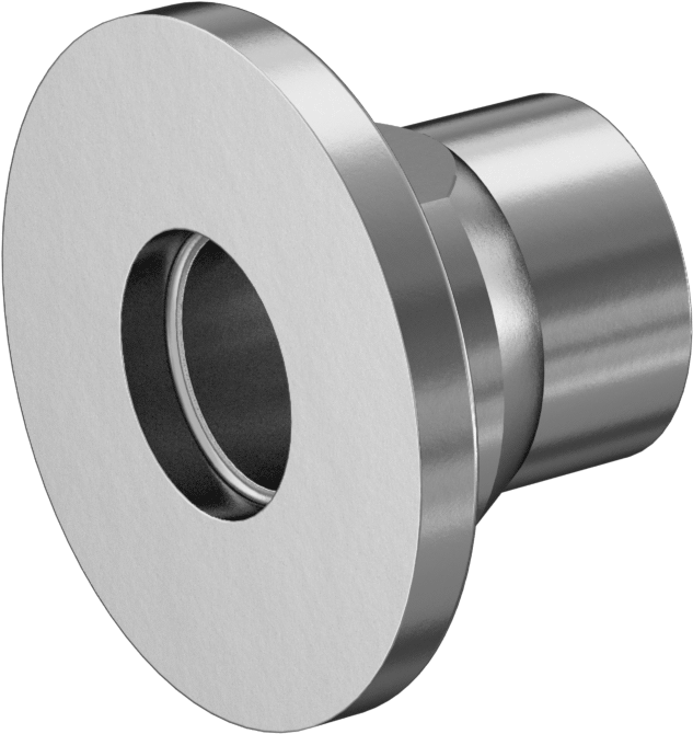 Hızlı Kelepçeli Yüksek Vakum Bağlantı Parçası, Paslanmaz Çelik Boru için, 1/2" Boru x 1/4 NPT Dişi için Adaptör