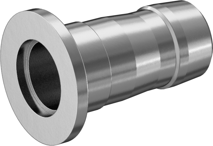 Hızlı Kelepçeli Yüksek Vakum Bağlantı Parçası, 3/4" dış çaplı alüminyum boru için, 3/4" Hortum İç Çapı için Dikenli Uç