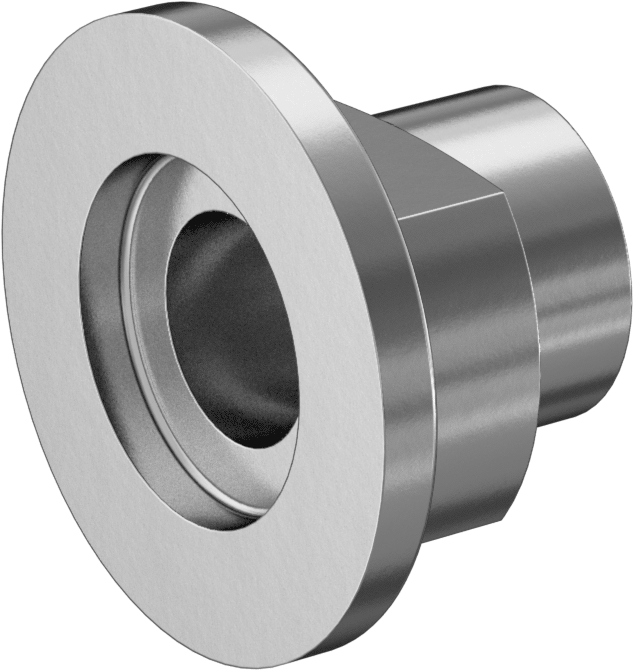 Hızlı Kelepçeli Yüksek Vakum Bağlantı Parçası, Paslanmaz Çelik Boru için, 3/4" Boru x 1/8 NPT Dişi Adaptör