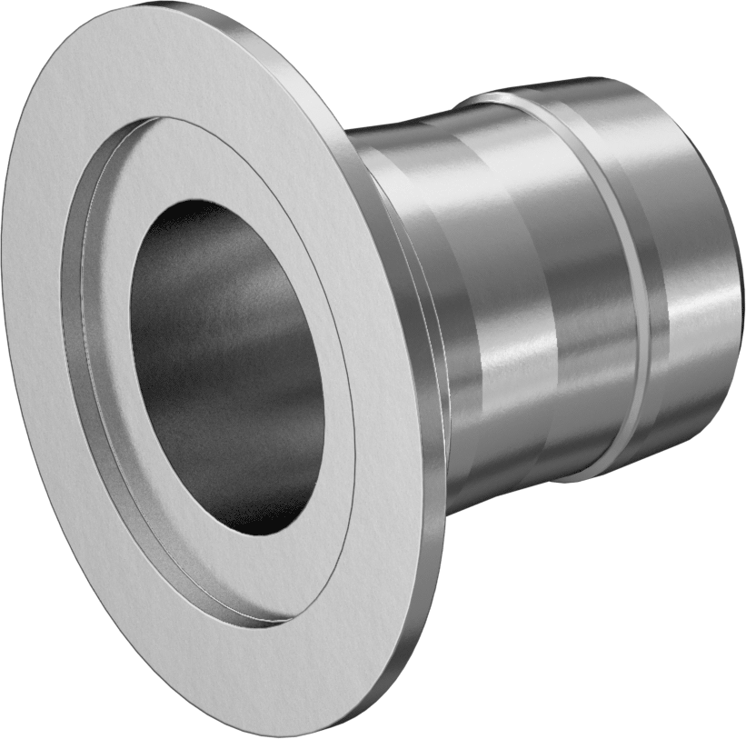 Hızlı Kelepçeli Yüksek Vakum Bağlantı Parçası, 2" Dış Çaplı Alüminyum Boru için, 1-5/8" Hortum İç Çapı için Dikenli Uç