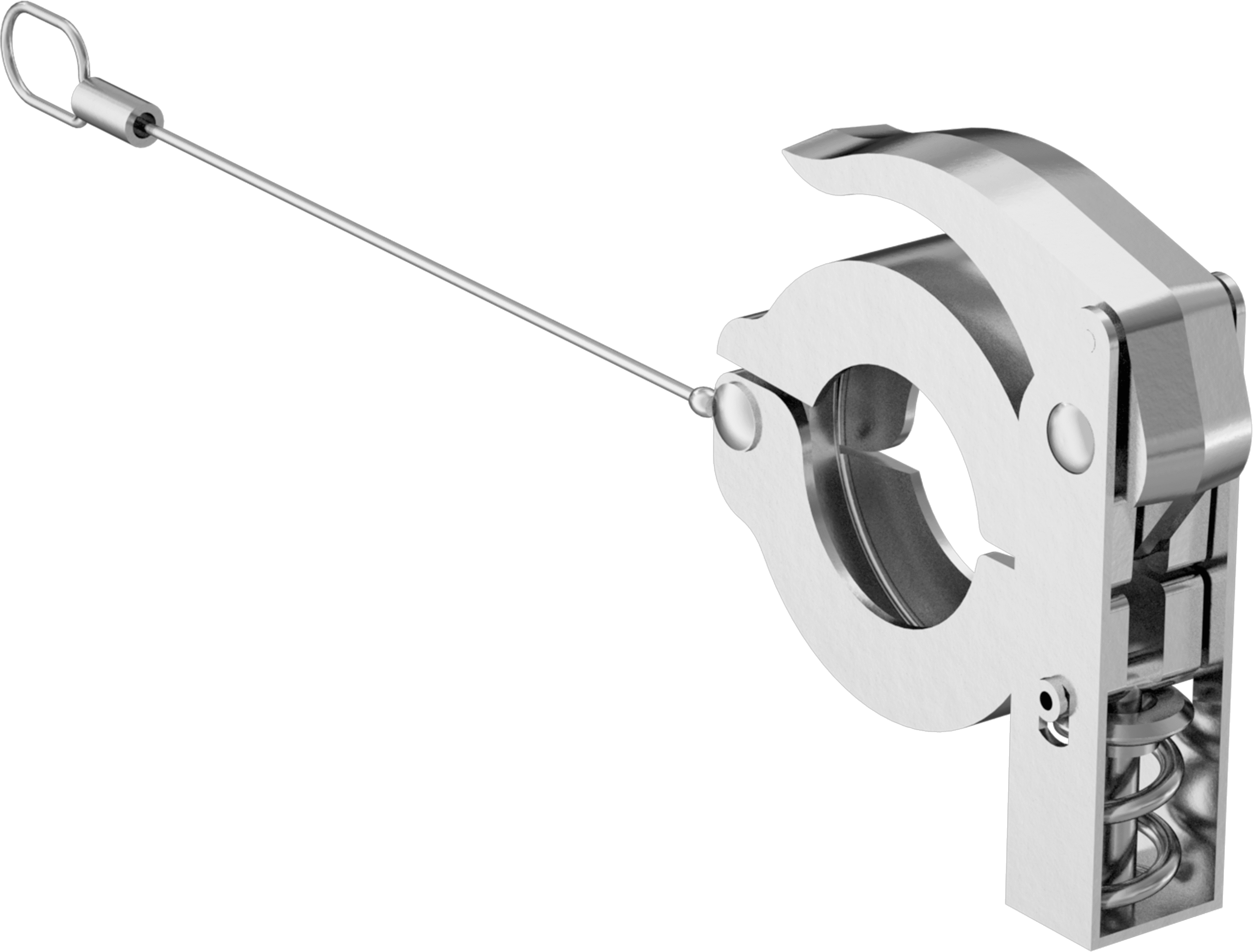 Lever with Lanyard