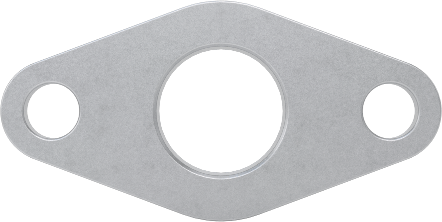 İki Cıvatalı Flanş Montajlı Hazır Montajlı Rulman Muhafazası, 16 mm Rulman Genişliği için, 24 mm Rulman Dış Çapı için, 83 mm Toplam Uzunluk