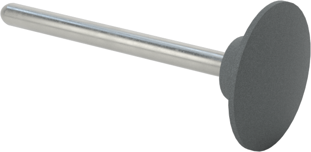 Metaller için Taşlama Ucu, 1/8" Şaft Çapı, B70 Şekil Numarası, 80 Kum