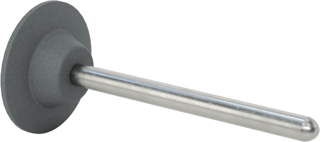 Metaller için Taşlama Ucu, 1/8" Şaft Çapı, B70 Şekil Numarası, 80 Kum
