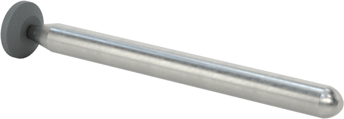 Metaller için Taşlama Ucu, 1/8" Şaft Çapı, B74 Şekil Numarası, 100 Kum
