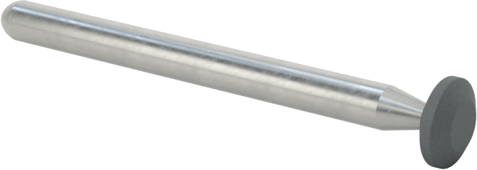 Metaller için Taşlama Ucu, 1/8" Şaft Çapı, B74 Şekil Numarası, 100 Kum