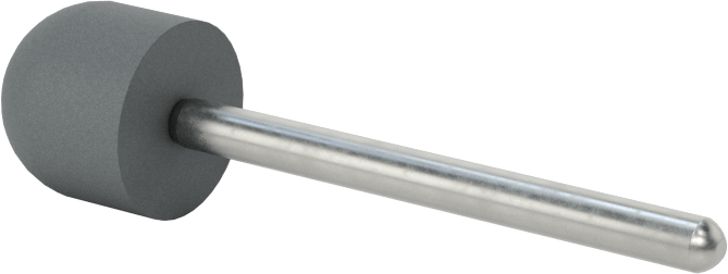 Metaller için Taşlama Ucu, 1/8" Şaft Çapı, B90 Şekil Numarası, 60 Kum